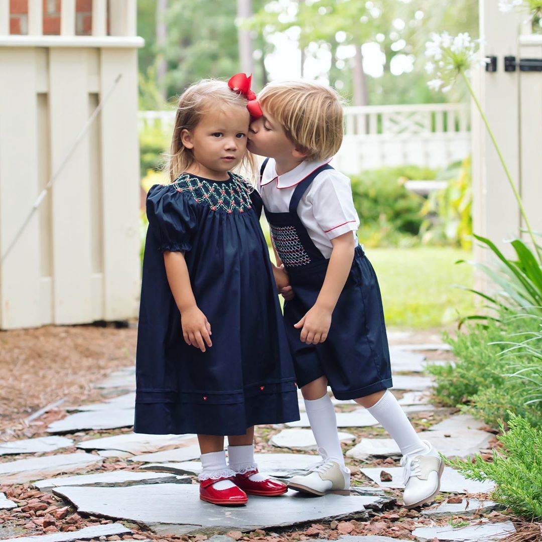 Ropa de Boutique para niños, Brother Sister, ropa Mathcing con humo para niños y niñas, trajes españoles, monos de bebé, traje