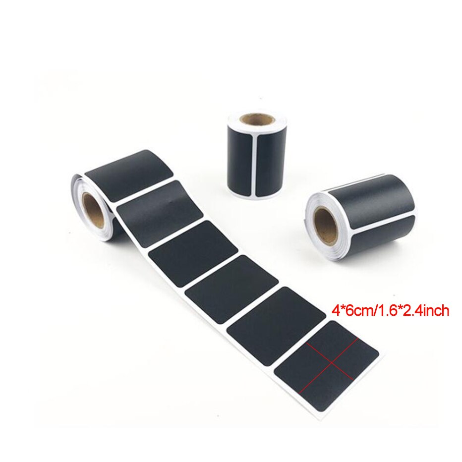 Etiquetas de pizarra reutilizables, pegatinas impermeables para tarros contenedores, botellas Mason, pizarra, 150 Uds.