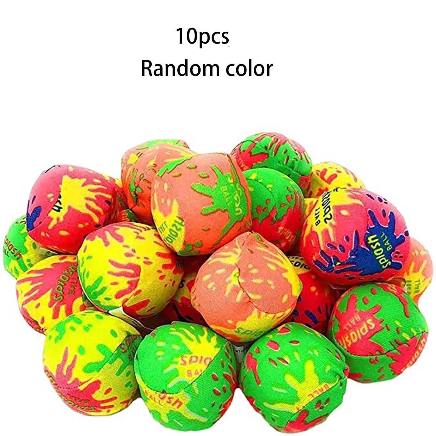 Water cloth ball 2-inch water ball water play toy outdoor interactive water fight set: black