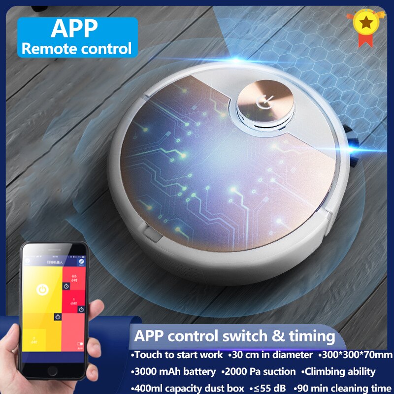 APP Remote control Vacuum Cleaner Robot Xiomi Household Cleaner Robot Rechargeable Dry Wet Mop Sweeping Vacuum Cleaner