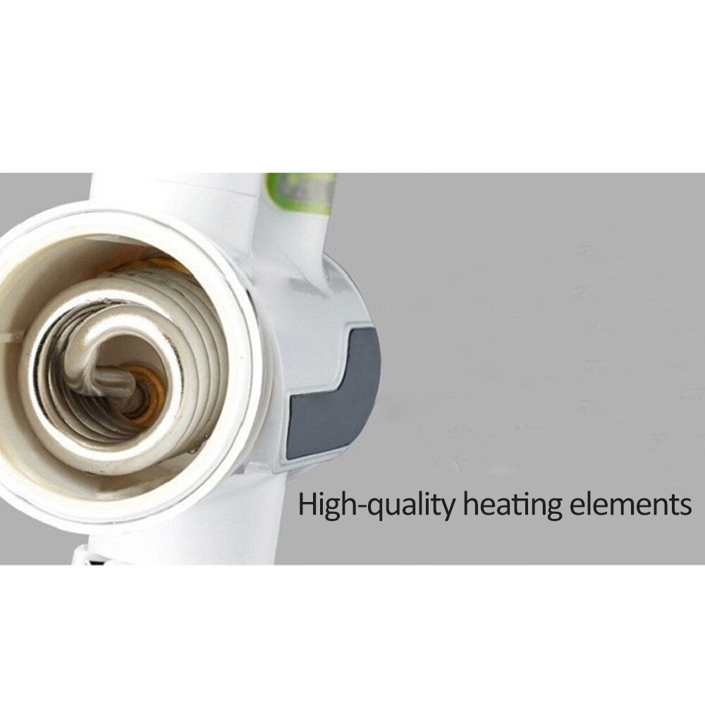 KBAYBO-calentador de agua eléctrico instantáneo para baño y cocina, grifo calentador de agua de 3000W, con pantalla LCD de temperatura, sin depósito