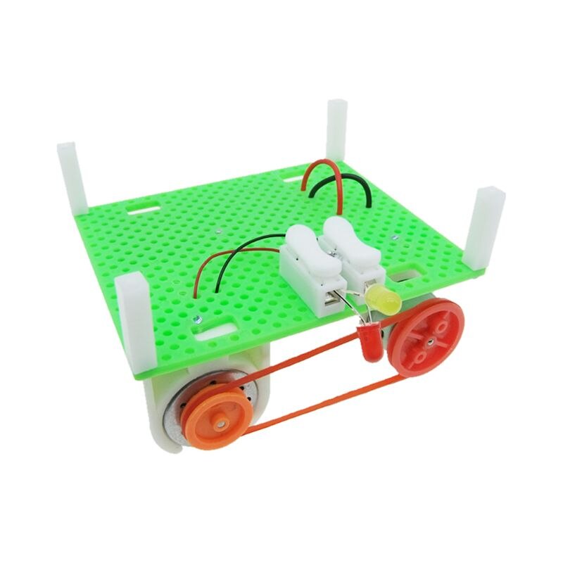 Mini generador eléctrico, Motor de rueda, modelo de energía, Juguetes DIY para niños, LED, educación, ciencia, experimento,