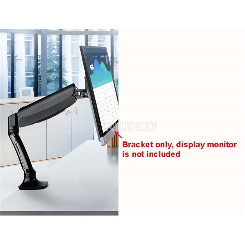 Universal Desktop LCD Monitor Mount Stand Display Screen Rack Holder Rotating Display Monitor Bracket Fit for 17"-32" inch