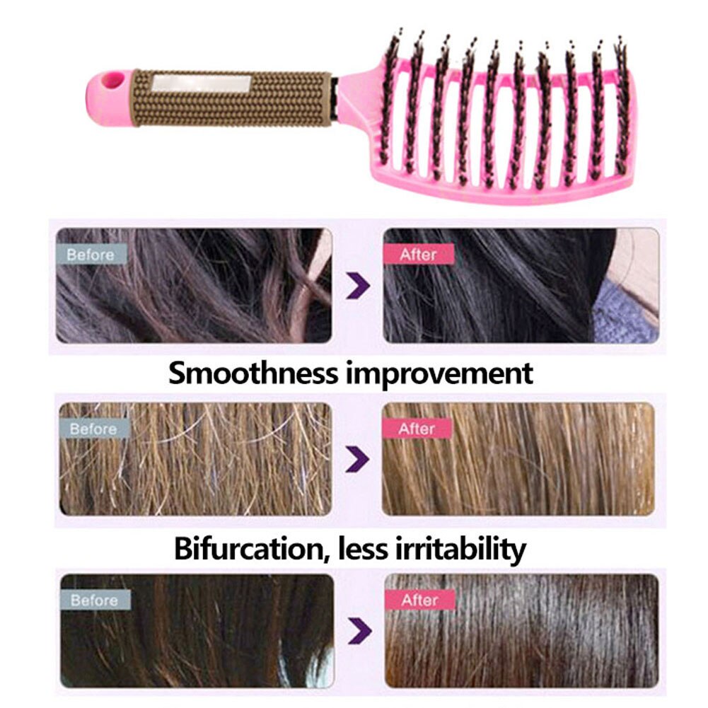 Multifunktions Gebogene bilden Haar Kamm Profi Friseur Massage Kamm Pinsel