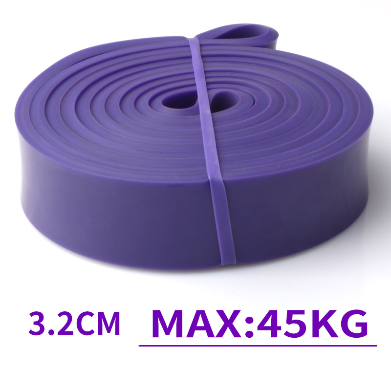 Resistance Band Exercise Elastic Band Workout Ruber Loop Strength Pilates Fitness Equipment Training Expander Unisex: M / PURPLE