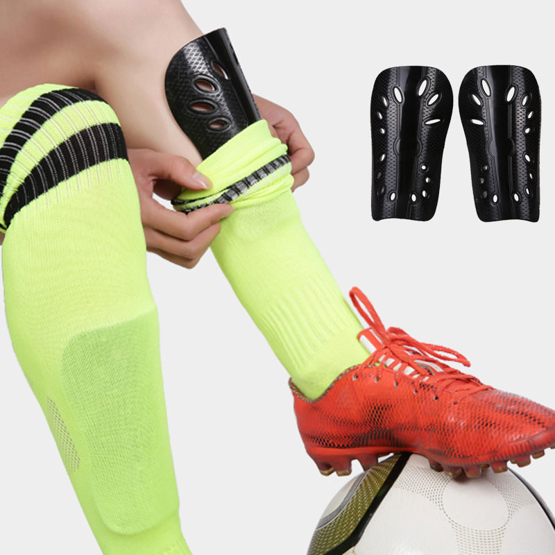 1 Pair Soft Light Football Shin Pads Soccer Guards Supporters Sports Leg Protector For Kids Adult Protective Gear Shin Guard