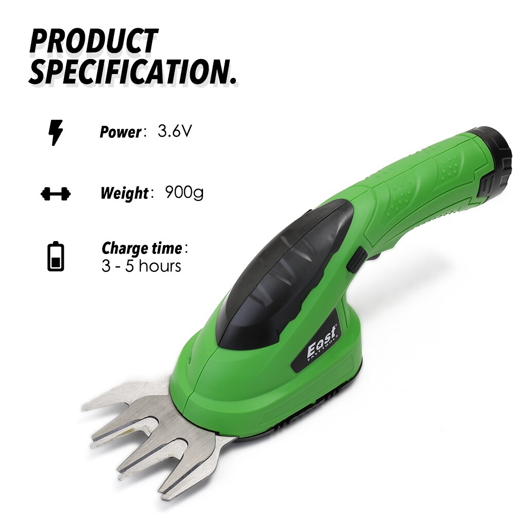 3.6V 2-in-1 Briggs Stratton Electric Lawn Mower Cordless Grass Shear Hedge Trimmer Rechargeable Electric Lawn Mower Garden Tools