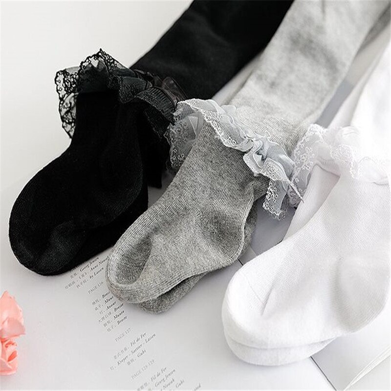 Katoen Panty 'S voor Meisjes Panty Kant Kinderen Meisje Panty Lente Baby Meisje Kousen Mode Baby Meisje Kleding