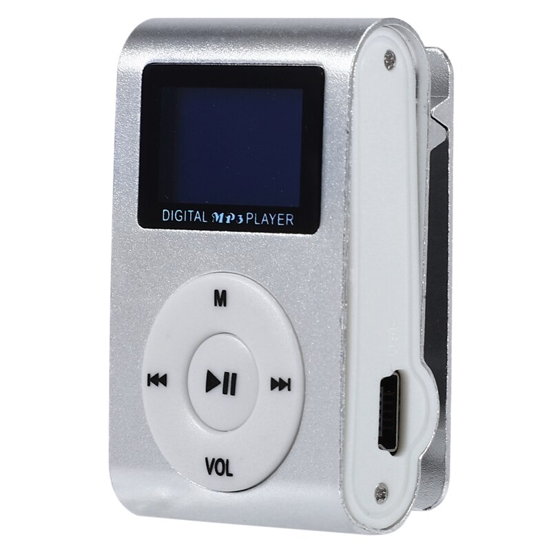 Mini cartão usb com clipe para mp3 player, suporte para tela de vídeo e cartão micro-sd tf de 32gb