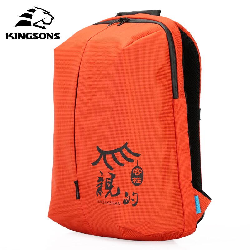 Kingsons Frauen Rucksäcke Patent 15'' Rucksack unisex Schule Tasche Nylon taschen Reise Mochila