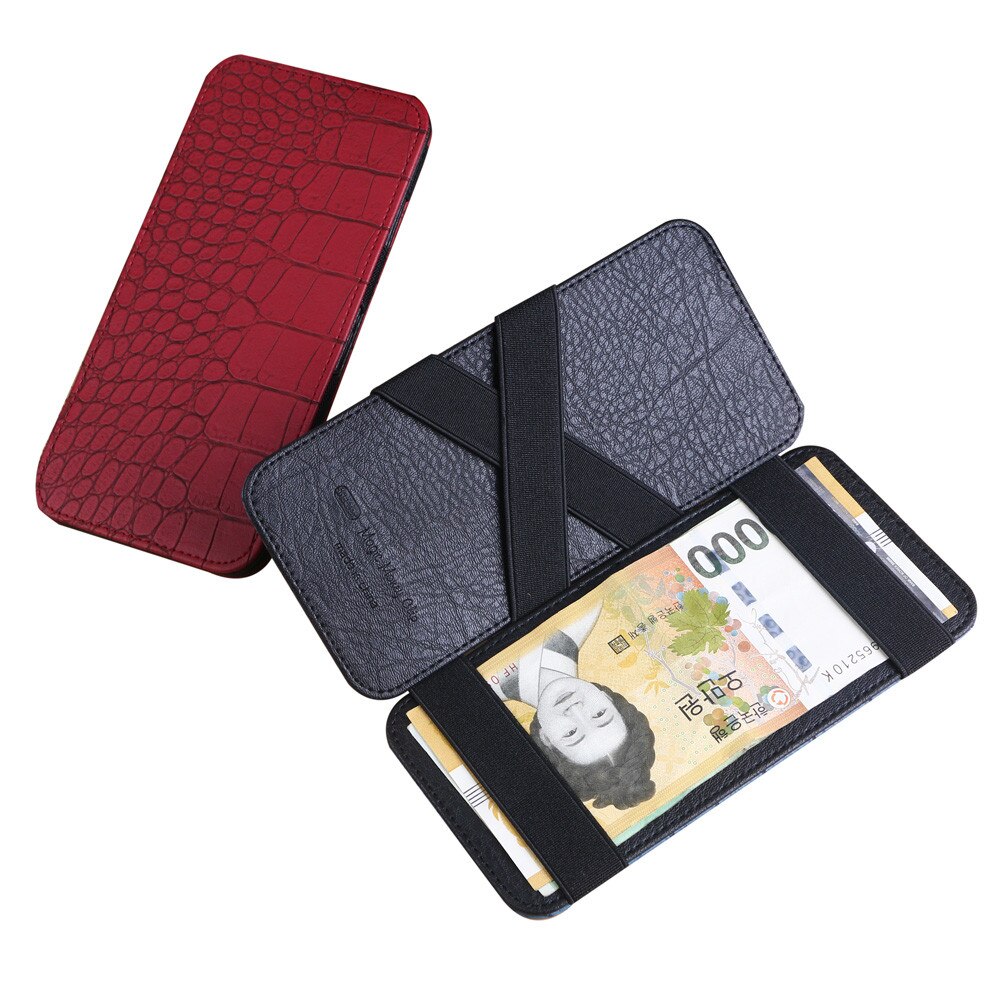 Mini Neutre Crocodile Magique à deux volets en Cuir Portefeuille Portefeuille porte-cartes porte-Monnaie Rétro Porte-carte Mini Titulaires Carteira # R25