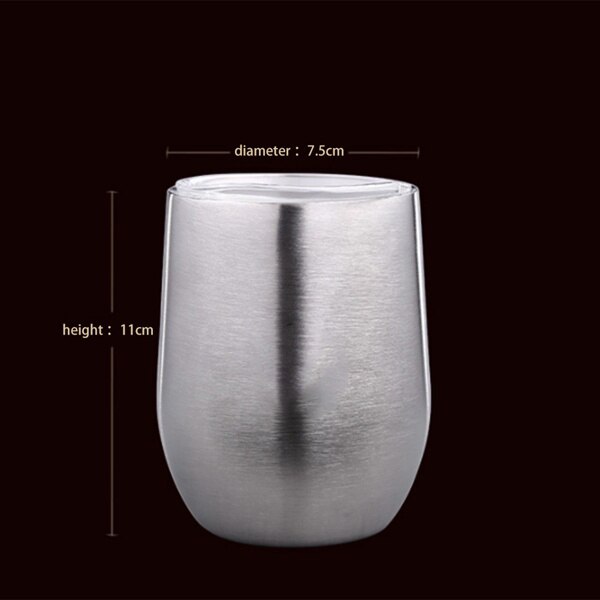 Insulated Coffee Mug with Slider Lids and Spoon Straws,Stainless Steel Double Wall Wine Tumbler Cup, 12 Ounce