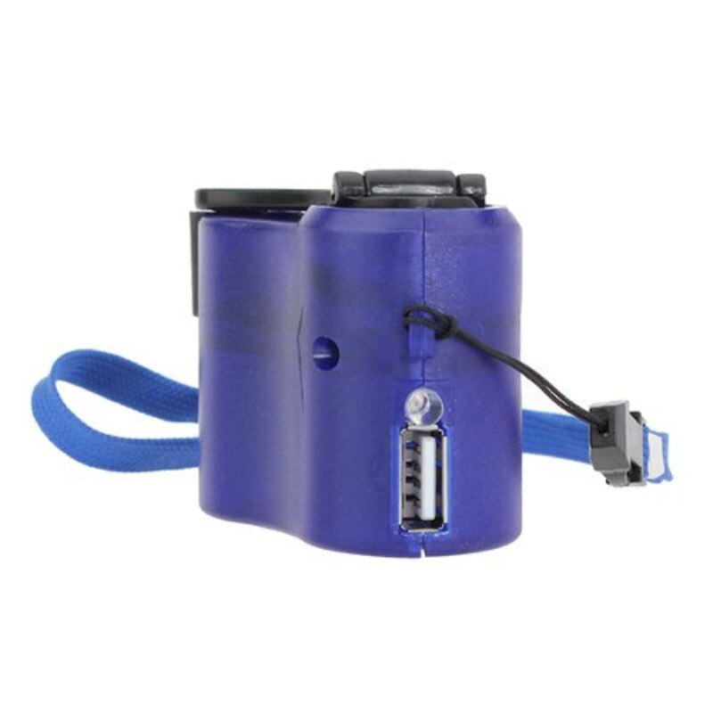 Dinto-minicargador de mano Universal, cargador de emergencia USB, Dinamo portátil, para teléfono Android, Camping, senderismo, 1 unidad