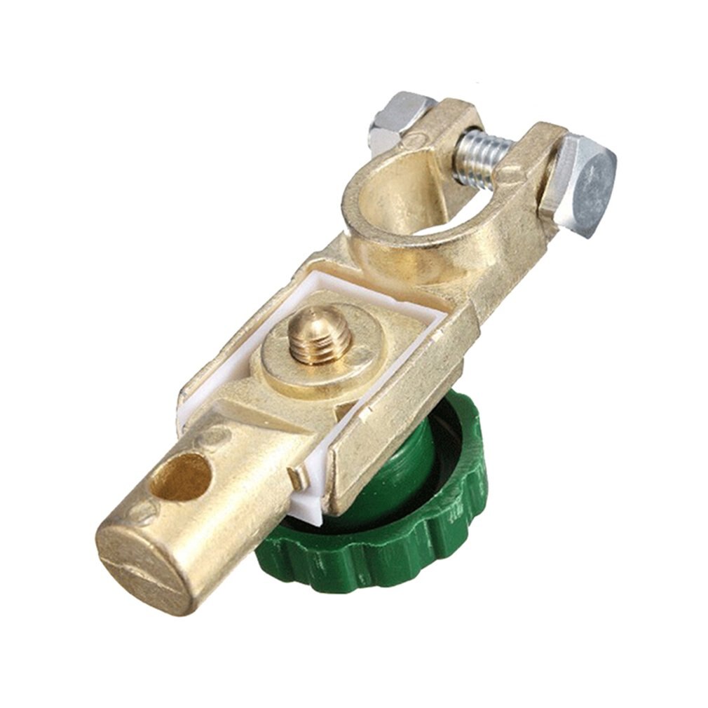 Car Automotive Top Post Battery Disconnect Switch Terminal Link for Master Kill Quick Cut-off - 11-13mm Diameter Small Knob