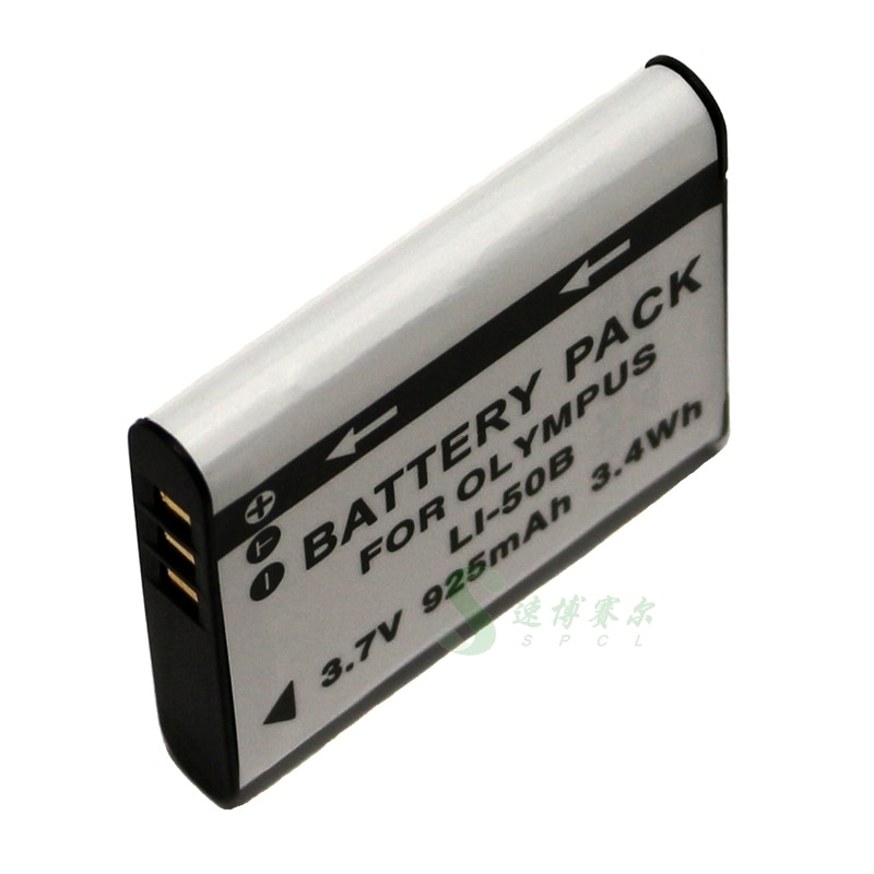 Batterie LI-50B pour OLYMPUS TG-870 860 850 SP-800UZ SZ-16 15 VH-520 VG-190 VR-370 D-780 caméra LS-100 DM-7 DM-901 enregistreur vocal