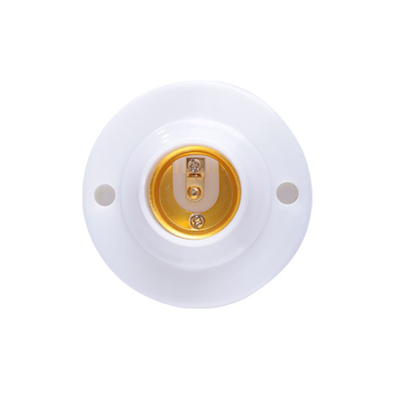 E27 Socket Lamp Holder Square Round Bulb Lamp Base Fitting e27 Converter Light Bulb Adapter for Home Lighting Exhibition: Round