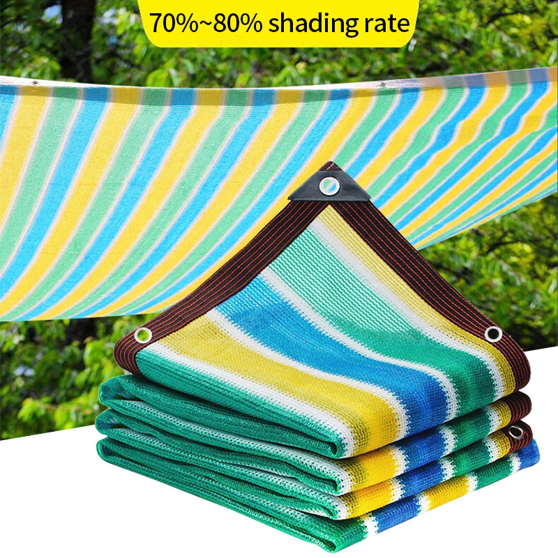 Red parasol de malla para sombra al aire libre, protección UV, toldo para terraza, sombrilla de jardín, tela para balcón, vela para sombra de sol, toldo para terraza