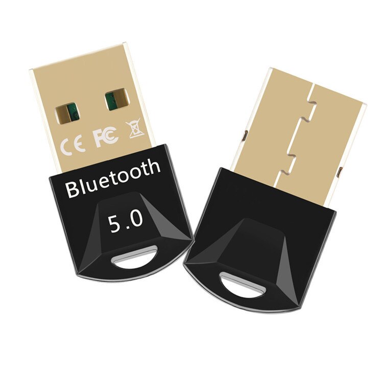 Hannord Bluetooth Adapter USB Mini Bluetooth 5.0 Dongle for Computer Desktop Laptop Wireless Headphones Speakers Keyboard Mouse