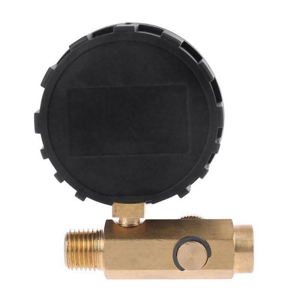 1/4 Inch 200PSI Controle Tool Messing Handheld Makkelijk Lezen Meten Digitale Manometer Luchtcompressor Batterij Operated Spuit