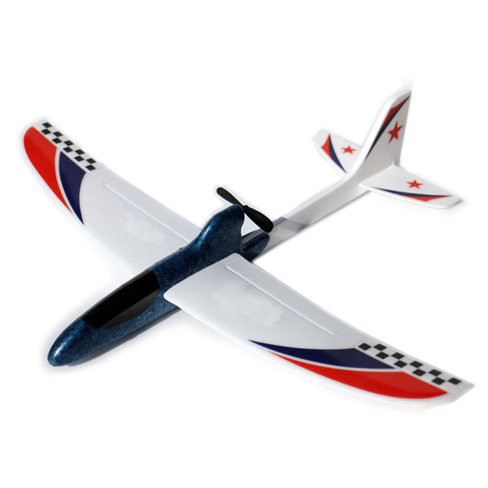 Schaum Flugzeug DIY Segelflugzeug Flugzeug Modell Hand Werfen Elektrische Flugzeug Widerstand zu fallen Spielzeug für Kinder Kinder Jungen Geburtstag