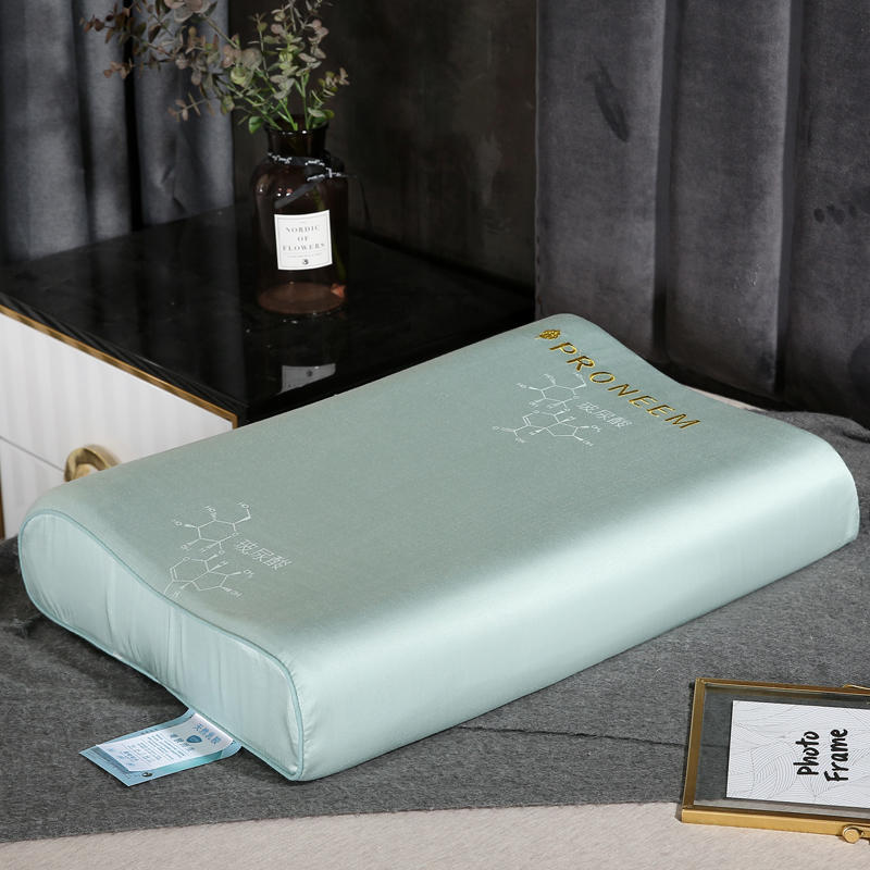 Ren latex 60 x 40cm talalay-proces voksen naturlig latexpude barn ortopædisk konturpude cervikal nakkepude til børn