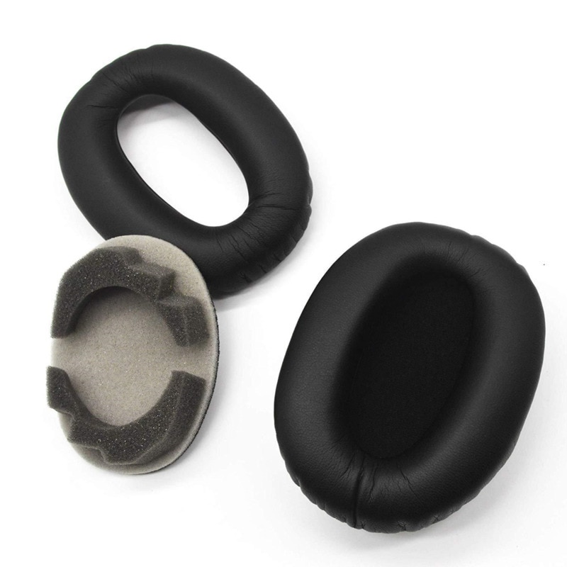Bløde memory foam ørepuder puder til sony mdr -1000x wh  -1000 xm 2 hovedtelefoner ørepuder protein læder headset cover høreværn
