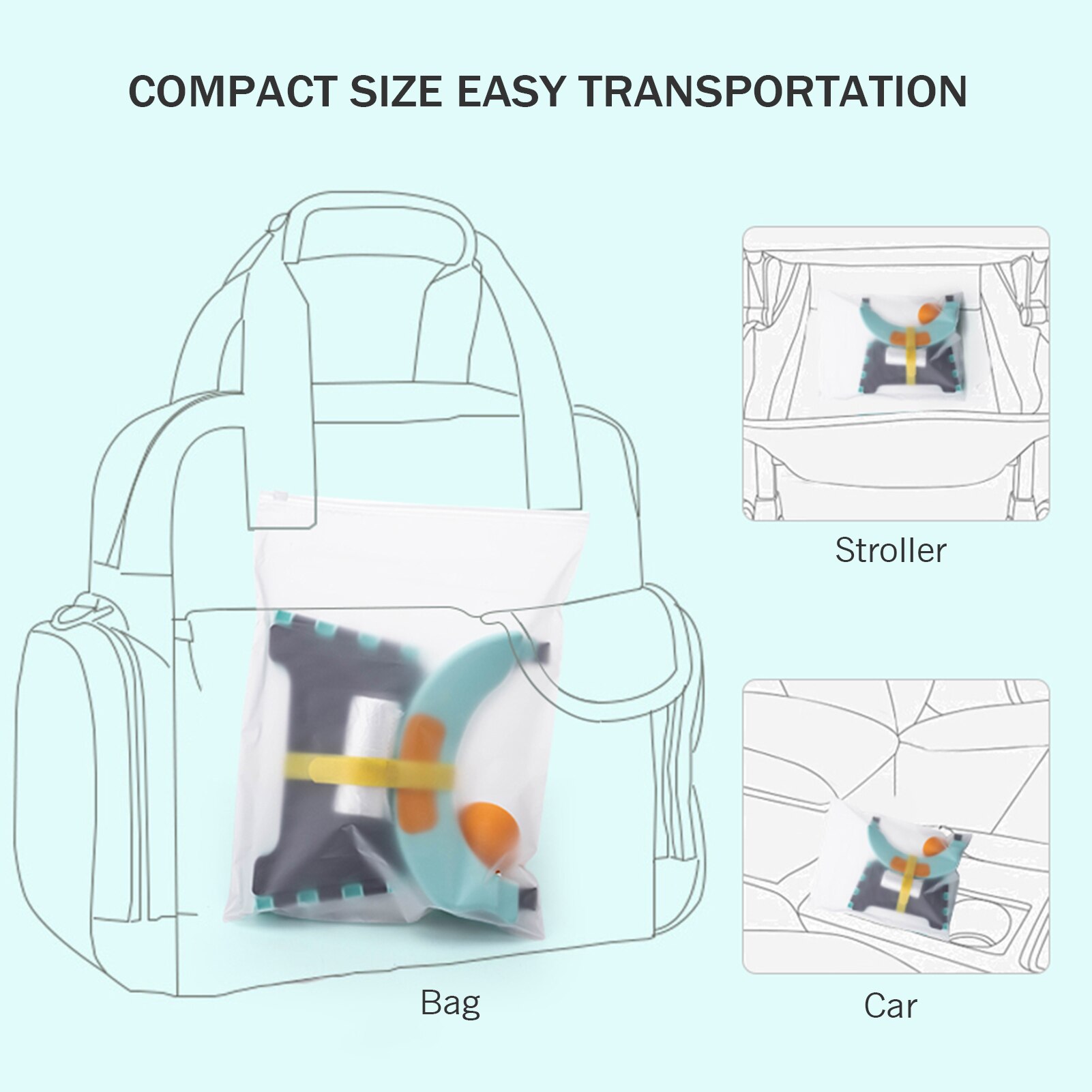 Faltbare Reise Töpfchen Wc Sitz freundlicher Töpfchen Sitz mit Spritzen Schutz 30 Kunststoff Taschen Lagerung Tasche Tragbare Töpfchen Ausbildung Sitz