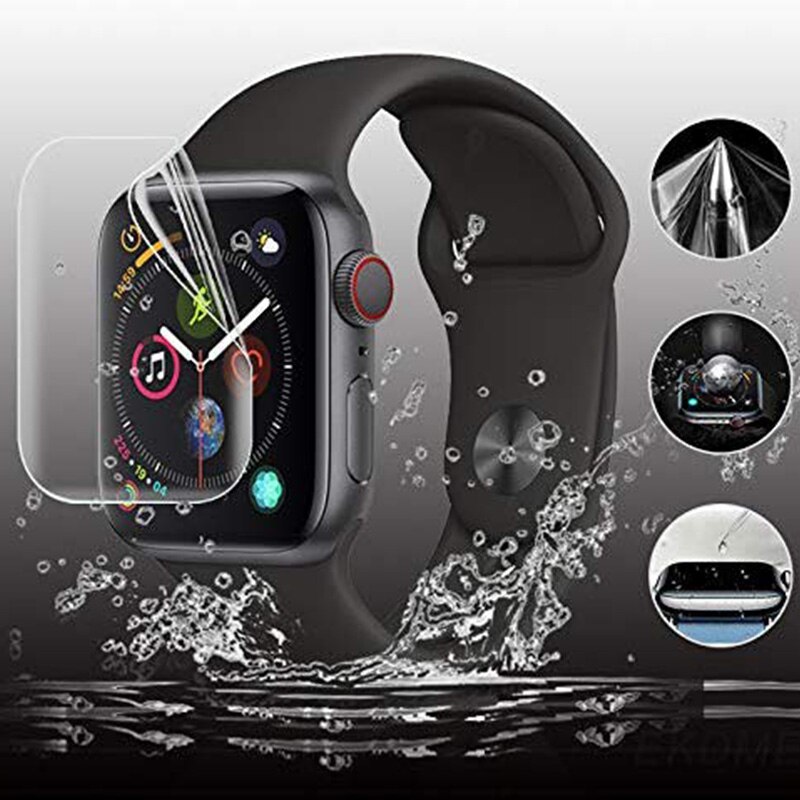 For Apple Watch 6 SE 5 4 44mm 40mm Film Screen Protector Full Protective Not Tempered Glass Films for iwatch 3 2 1 42mm 38mm