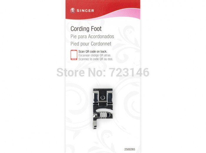 MADE IN TAIWAN SINGER CORDING SNAP-ON PRESSER FOOT FOOT Feet FOR Domestic Sewing Machine Part Accessories Brother Juki JANOME