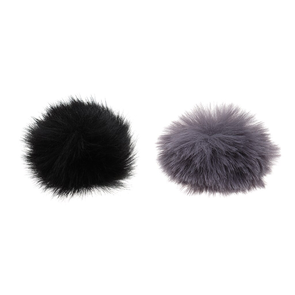 Fur Microphone Windscreen Windshield Muff Reduce Wind Noise Mic Cover