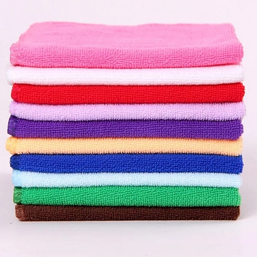 5 stuks/pak washandjes bamboe servetten microvezel vaatdoeken vodden handdoek bamboevezel schoonmaakdoekjes schoonmaakgadgets