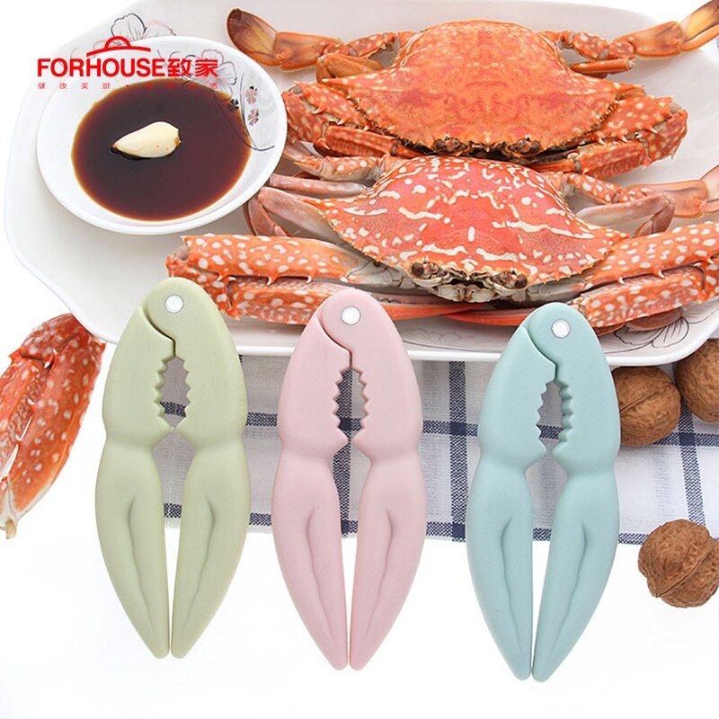 Lobster Crab Forks Cracker Crab Caws Sheller Walnut Nut Clip Sea Food Tool Plastic Spoon Kitchen Gadgets
