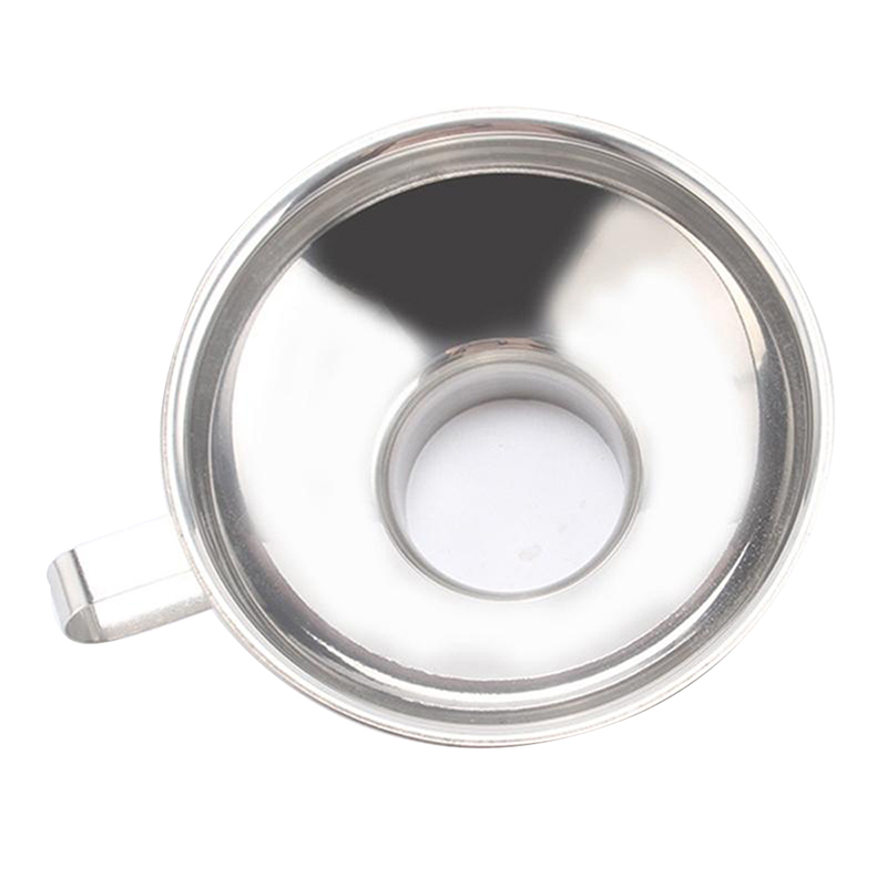 1Pc Set Funnel For Wide And Regular Jars Useful Stainless Steel Wide Mouth Canning Funnel Large Mouth Funnels Storage Supplies