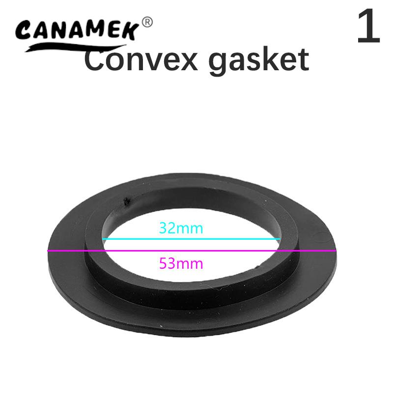 5pcs Rubber Seal Washer Gasket For Franke Basket Strainer Plug For 78 79 80 82 83mm Sink Drainer Gasket: Green Bronze