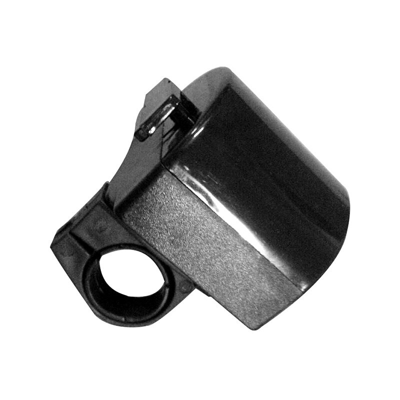 Loud Bike Electronic Horn Cycling Bicycle Handlebar Ring Bell Horn with battery INTE99: Black