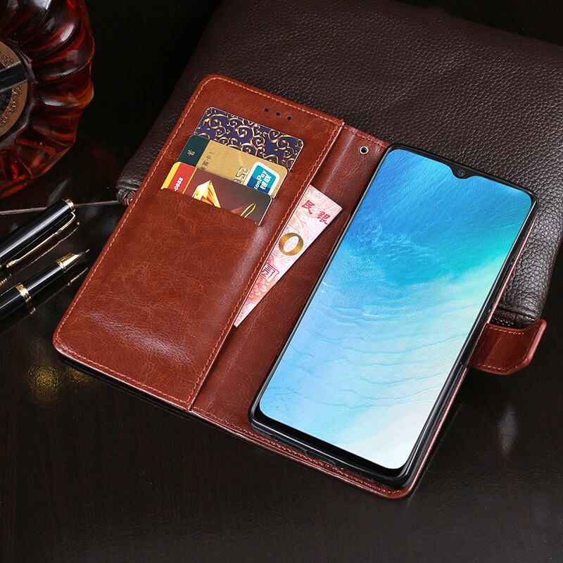 Vivo Y19 fallen 6,53 zoll kippen Brieftasche Geschäft Leder Fundas Telefon fallen Vivo Y19 1915 Abdeckung Capa mit Karte Halfter zubehör