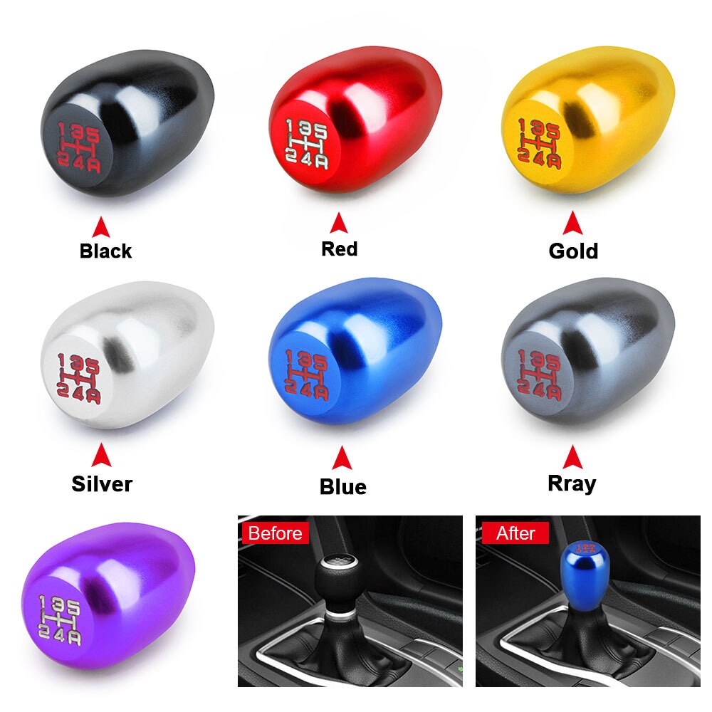 CNSPEED Racing Universal 5 Speed car Gear Shift Knob For Manual Transmission Aluminum Alloy Automatic Gear level YC100235