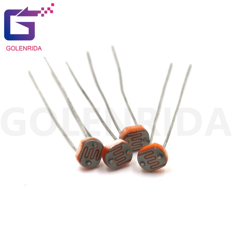 20pcs 5528 light dependent resistor photoresistor resistor 5mm photosensitive resistance 35511