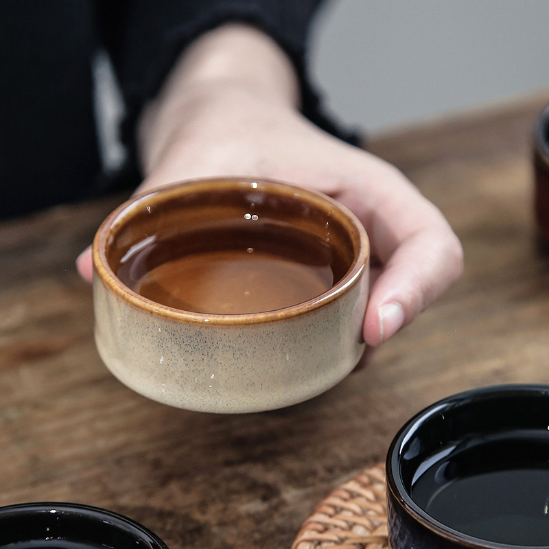 Ceramic Plate Small Round Seasoning Dipping Dish Tomato Sauce Soy Vinegar Plates Pickled Vegetable Salad Snack Bowl Sauce Dishes
