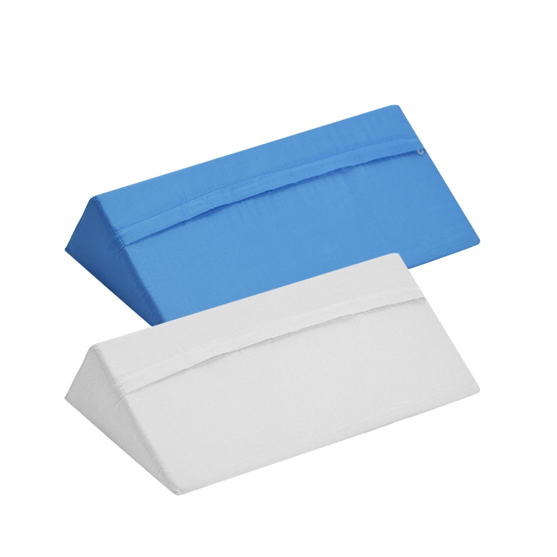 Cojín ortopédico con reflujo de ácido para cama, almohada de algodón con esponja para espalda y piernas, cojín acolchado, ropa de cama con cremallera, almohada de gran tamaño
