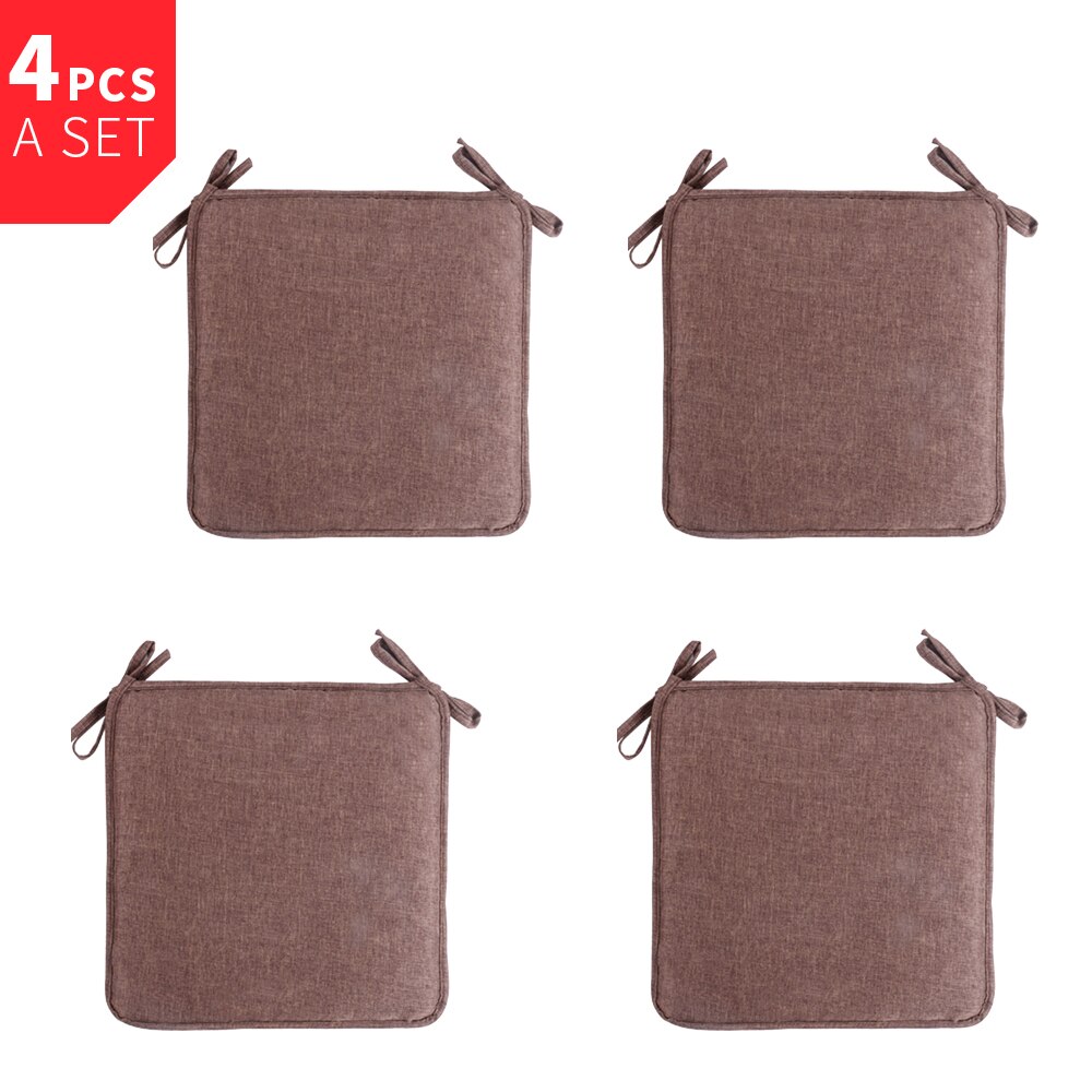 thumbnail image 2 of 4 Pack Rattan Chair Seat Pad Cushions - Waterproof Foam, Indoor/Outdoor, Various Sizes, Removable Cover 2 of 6