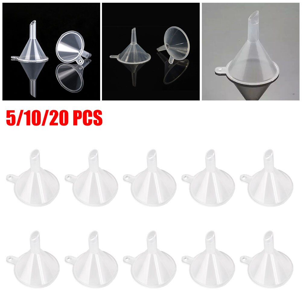 With Handle Miniature FUNNEL Tiny Plastic Little Funel Liquid Dispensing Funnel Small Mouth Liquid Oil Funnels Laboratory Tool