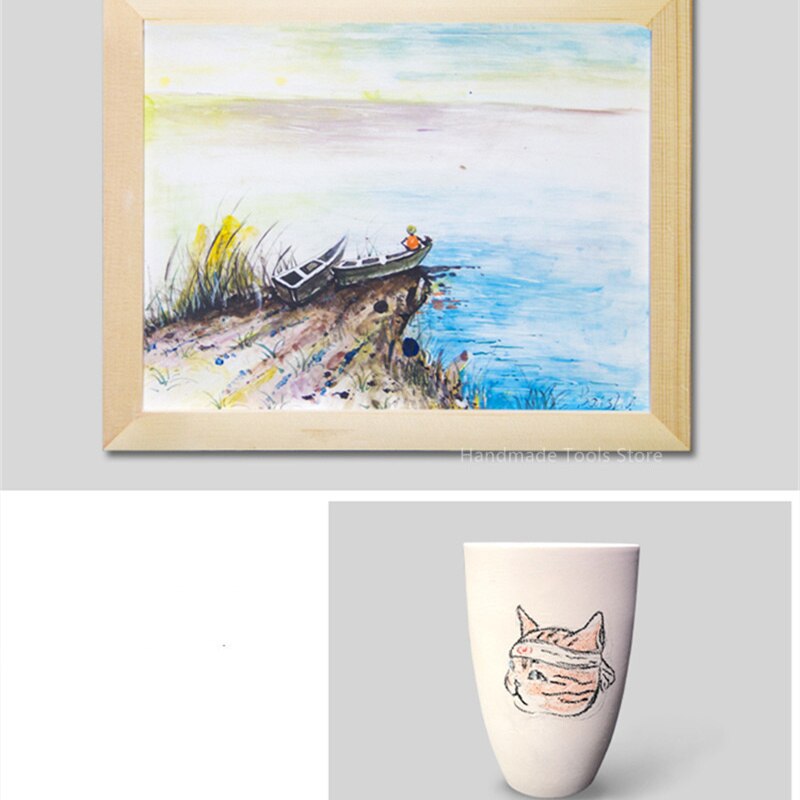 Lápices de colores para pintar y colorear, arcilla de cerámica esmaltada a mano, bricolaje, herramientas para colorear, 1 unidad