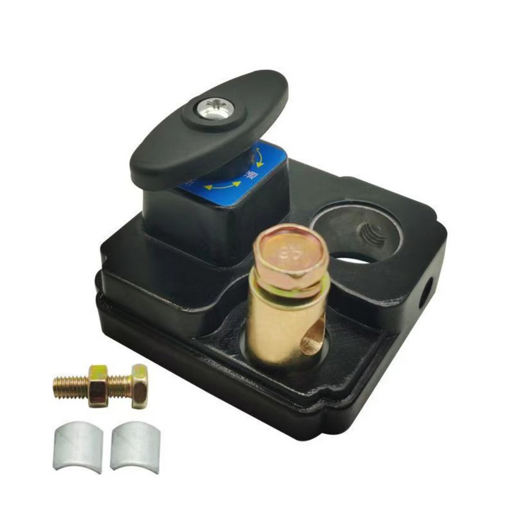 12V/24V Car Battery Disconnect Switch Disconnect Isolator Quick Cut-off Power Cutoff Switch Battery Terminal Metal: Default Title