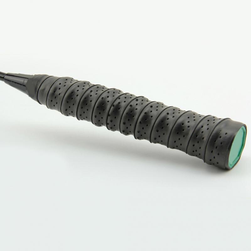 Racchette da badminton di alta qualità OverGrip racchetta da tennis avvolge impugnature antiscivolo per chiglia colla a mano elasticità Overgrip da pesca: nero