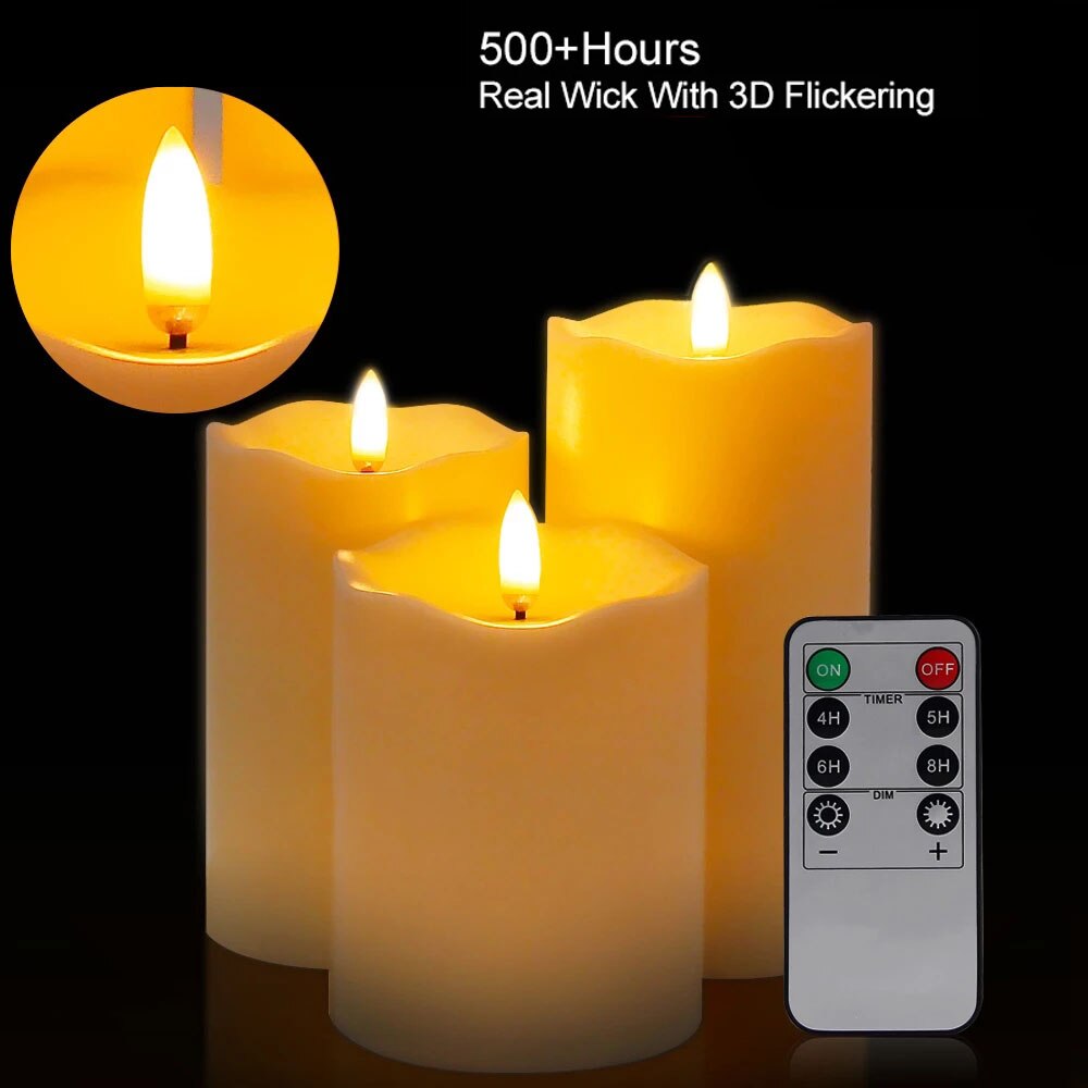 Afstandsbediening Led Vlamloze Kaars Lichten Newyear Kaarsen Pasen Bruiloft Verjaardag Decoratie Verlichting Batterij Aangedreven Thee Licht