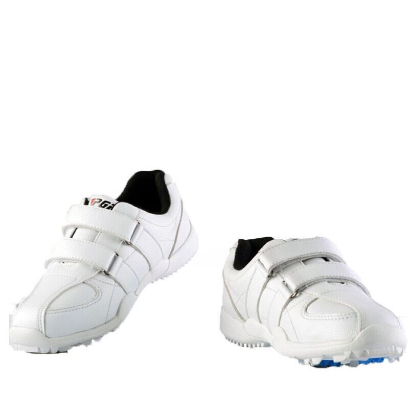 Zapatos de Golf para niñas, antideslizantes, transpirables, de malla, zapatillas para niños, zapatillas ligeras de atletismo con velcro AA20174