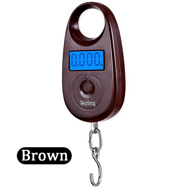 50Kg/110 Lbs électronique Portable LCD Balance numérique Double précision bagages poids balances balances d'équilibre pour crochet suspendu voyage: 25kg black