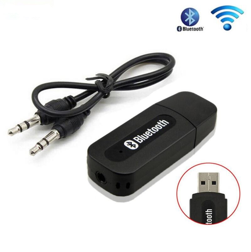 3.5Mm Usb Draadloze Bluetooth Music Receiver Audio Dongle Adapter Jack Audio Kabel Voor Aux Auto Voor Iphone Speaker Mp3