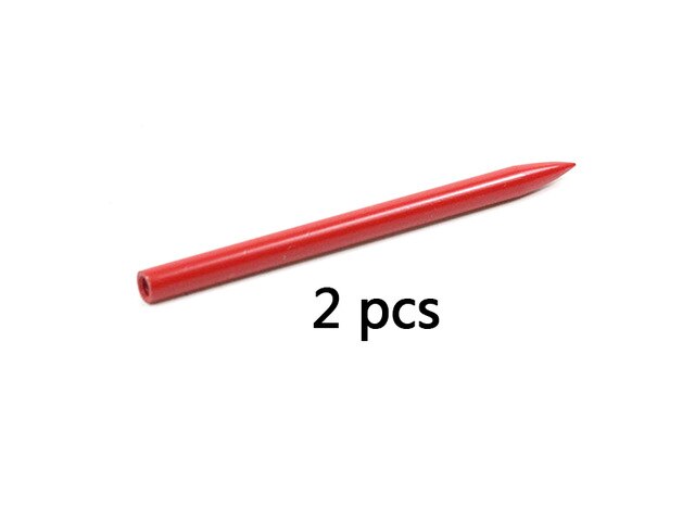 78*5mm paracord nål i stål med skruegevind akseltip stiching nål fid til strikning af pracord armbånds tilbehør: Rød
